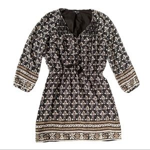 Madewell Patterned Tassel Dress women’s size 2